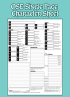 Old School Essentials Single Page Character Sheet