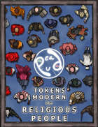 PeaPu Tokens Modern 06a - Religious People