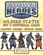 Disposable Heroes Soldier Statix 5: Asians