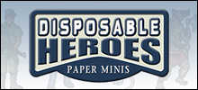 Disposable Heroes Paper Minis