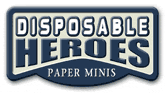 Disposable Heroes Paper Miniatures