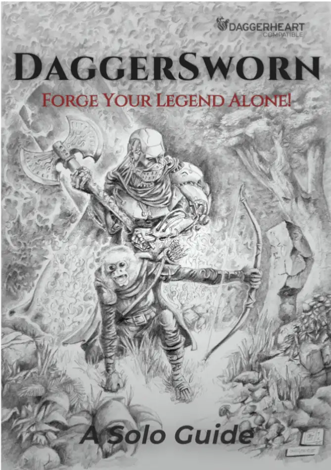 Cover of DaggerSworn - A Daggerheart Compatible Solo Guide