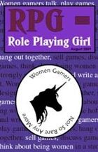 RPG = Role Playing Girl Zine 2009