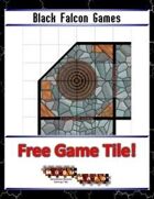 Blue Mosaic Dungeon: Angles (4 square Hallways) - Free-4-All Tile