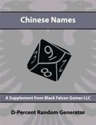 D-Percent - Chinese Names