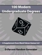 D-Percent - 100 Modern Undergraduate Degrees