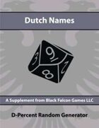 D-Percent - Dutch Names