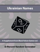 D-Percent - Ukrainian Names