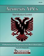 Nemesis NPCs - Akeldama Gazini [PFRPG]