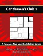 Modern Floor Plans - Gentlemen's Club 1