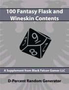 D-Percent - 100 Fantasy Flask and Wineskin Contents
