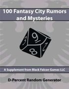 D-Percent - 100 Fantasy City Rumors and Mysteries