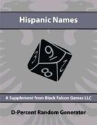 D-Percent - Hispanic Names