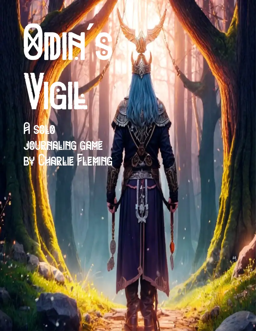 Cover of Odin's Vigil A Solo Journaling Game of Sacrifice and Discovery
