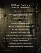 100 Extreme Things Found in a Madman's Basement