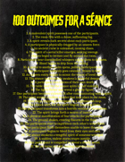 100 Outcomes For A Seance