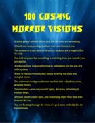 100 Cosmic Horror Visions