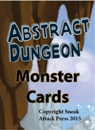 Abstract Dungeon Monster Cards: Humanoids