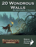 20 Wondrous Walls (PF2e)