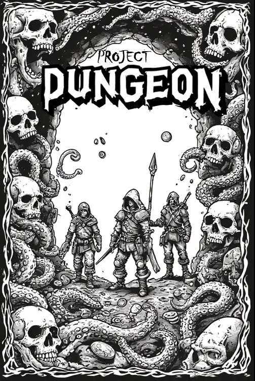 Project Dungeon! A 1d10 system for solo or party play
