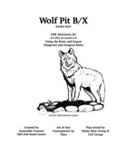 Wolf Pit B/X Radio Edit