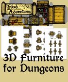Inked Adventures: 3D Furniture For Dungeons