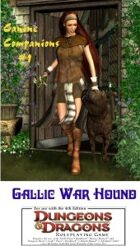 Canine Companions #1; Gallic War Hound