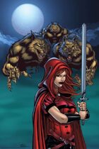 Scarlet Huntress and werewolves