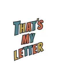 That's My Letter