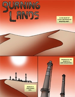 Burning Lands Comic #1