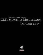 GM's Monthly Miscellany: January 2015