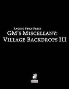 GM's Miscellany: Village Backdrops III