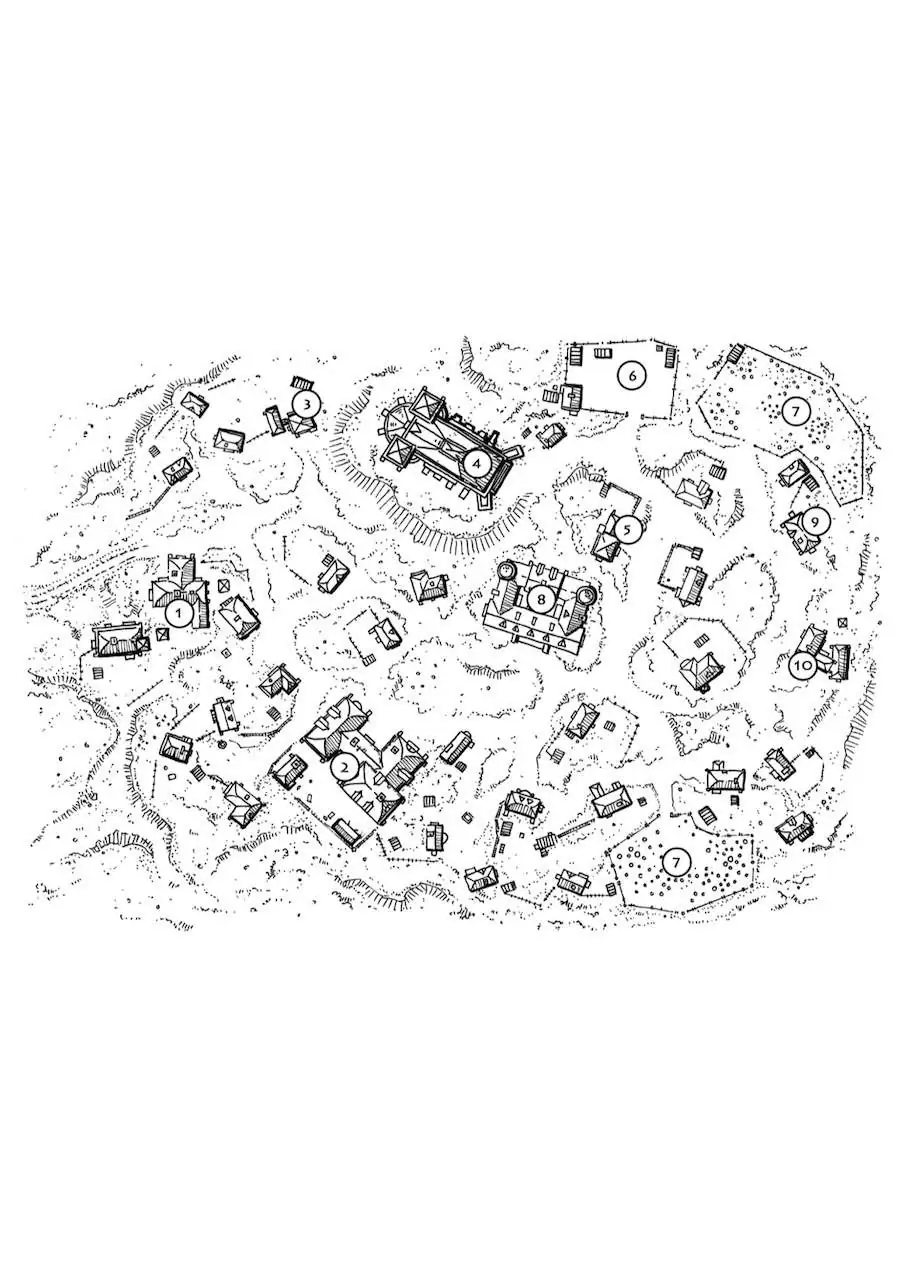 Village Map: Standing Stone Village - Raging Swan Press | Stock Art ...