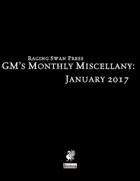 GM's Monthly Miscellany: January 2017