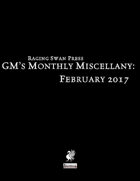 GM's Monthly Miscellany: February 2017