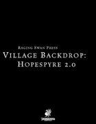 Village Backdrop: Hopespyre 2.0 (Pathfinder 2)