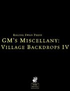 GM's Miscellany: Village Backdrops IV (SNE)