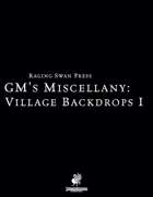 GM's Miscellany: Village Backdrops I (P2)