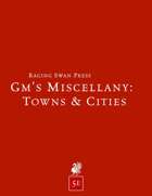 GM's Miscellany: Towns & Cities (5e)