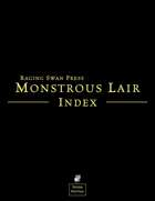Monstrous Lair Index Complete