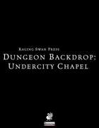 Dungeon Backdrop: Undercity Chapel (P1)
