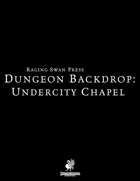 Dungeon Backdrop: Undercity Chapel (P2)