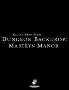 Dungeon Backdrop: Martryn Manor (P2)