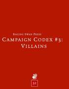 Campaign Codex #3: Villains (5e)