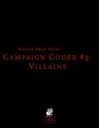 Campaign Codex #3: Villains (OSR)