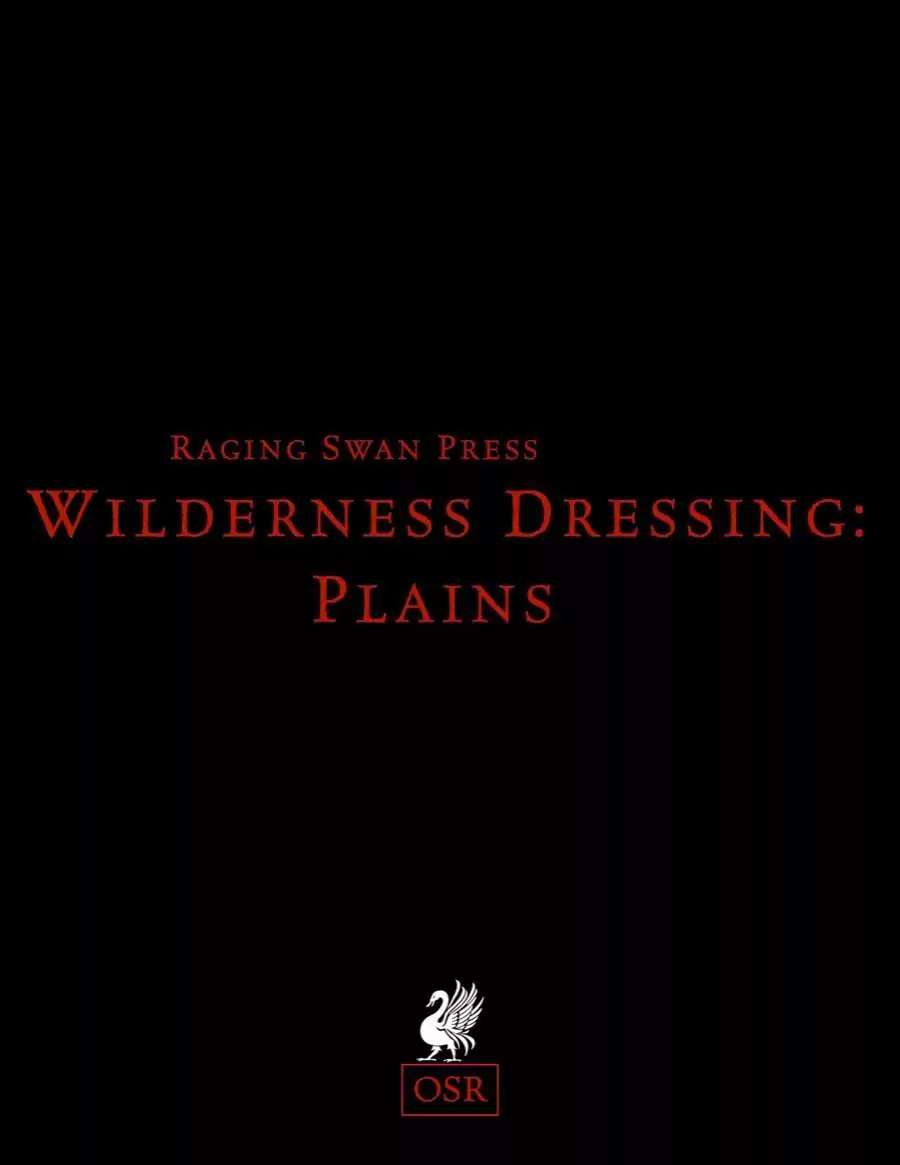 Wilderness Dressing: Plains (OSR) Remastered