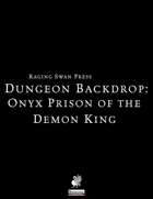 Dungeon Backdrop: Onyx Prison of the Demon King (P1)