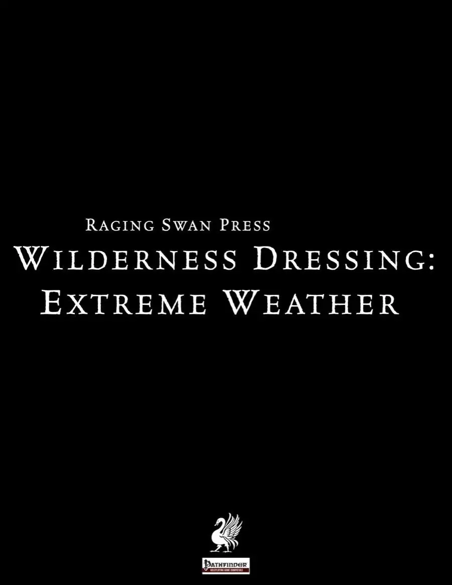 Cover of Wilderness Dressing: Extreme Weather Remastered (P1)
