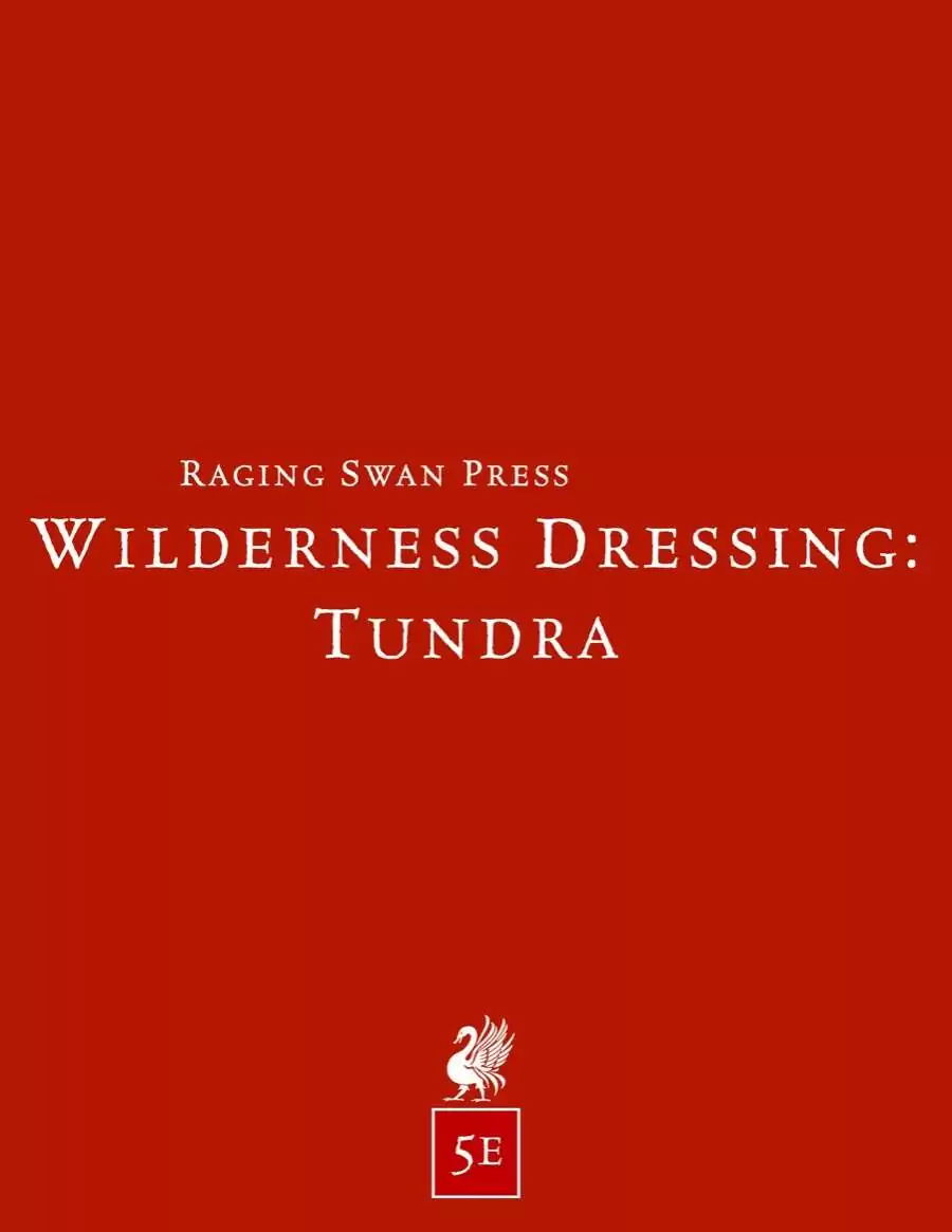 Wilderness Dressing: Tundra (5e)