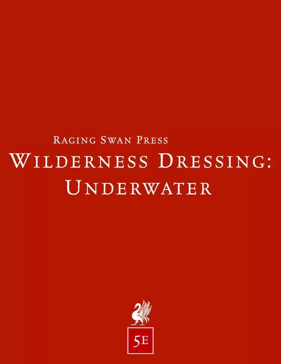 Wilderness Dressing: Underwater (5e)